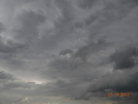 Schitterende wolken boven Beswerd